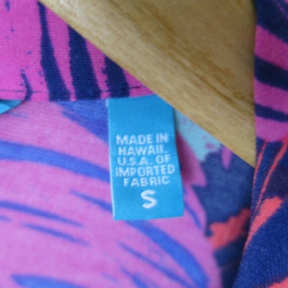 Tori Richard Honolulu Jaxon Tropical Print Dress Size S - Picture 8 of 11